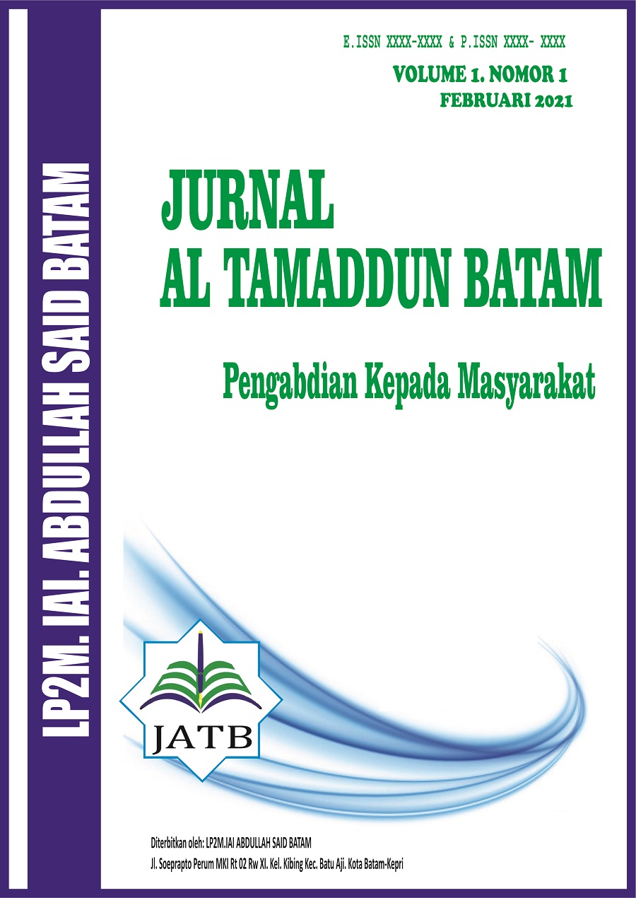 Jurnal Al Tamaddun Batam